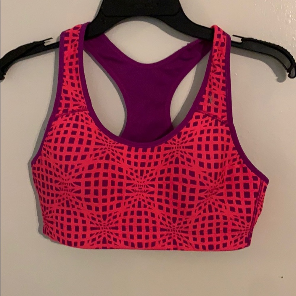 Pink and Purple Sports bra